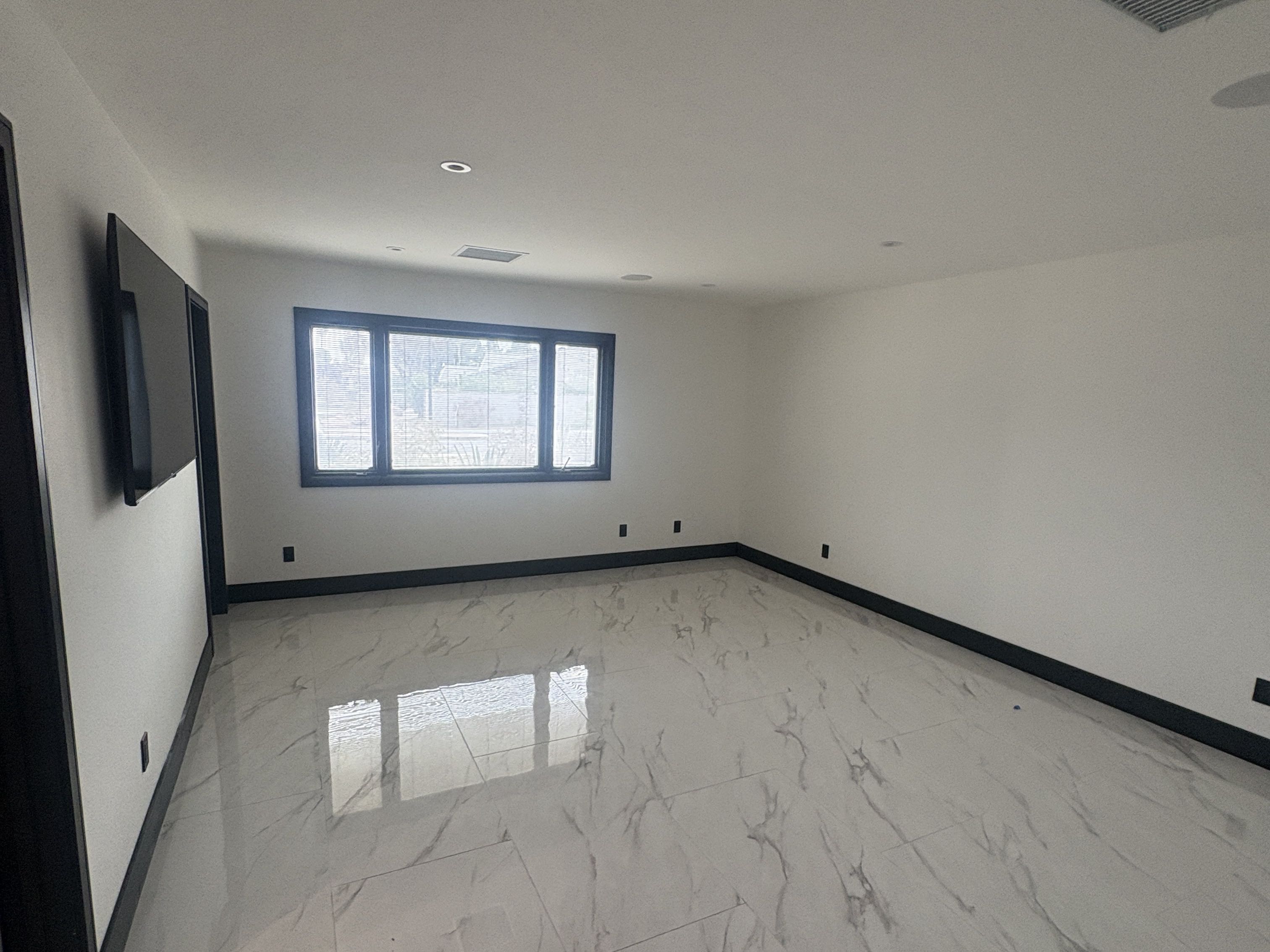 Finished drywall installation project in Las Vegas residential property